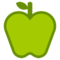 Green Apple emoji on HTC